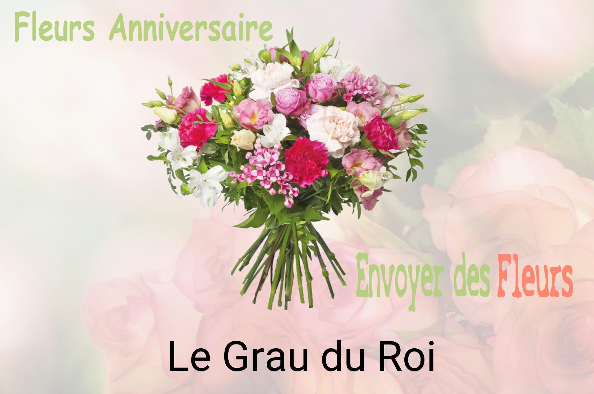 Bouquet de fleurs d’anniversaire livré à Le Grau-du-Roi